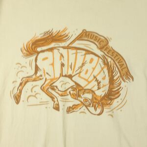 Railbird Music Festival TShirt 2024 Cream XL Chris Stapleton Hosier Wynona Crows